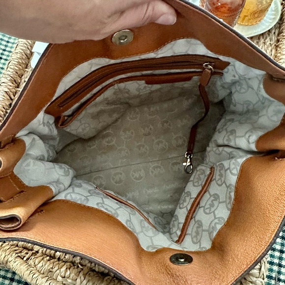 Michael Kors Tan Leather Satchel - Picture 5 of 5